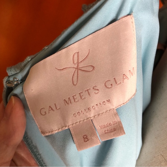 Gal Meets Glam Helena Blue Ruffle Dress Julia Berolzheimer | 8 - Picture 12 of 12